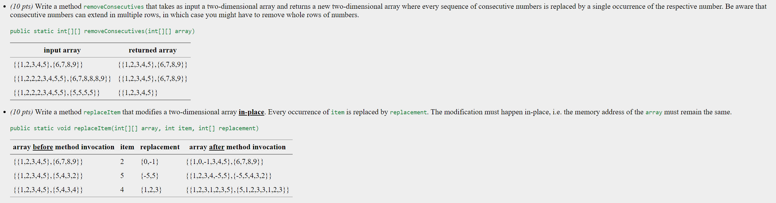 Solved Please only use arrays in your answer. Do not use any | Chegg.com
