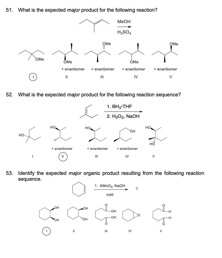 solved-51-what-is-the-expected-major-product-for-the-chegg