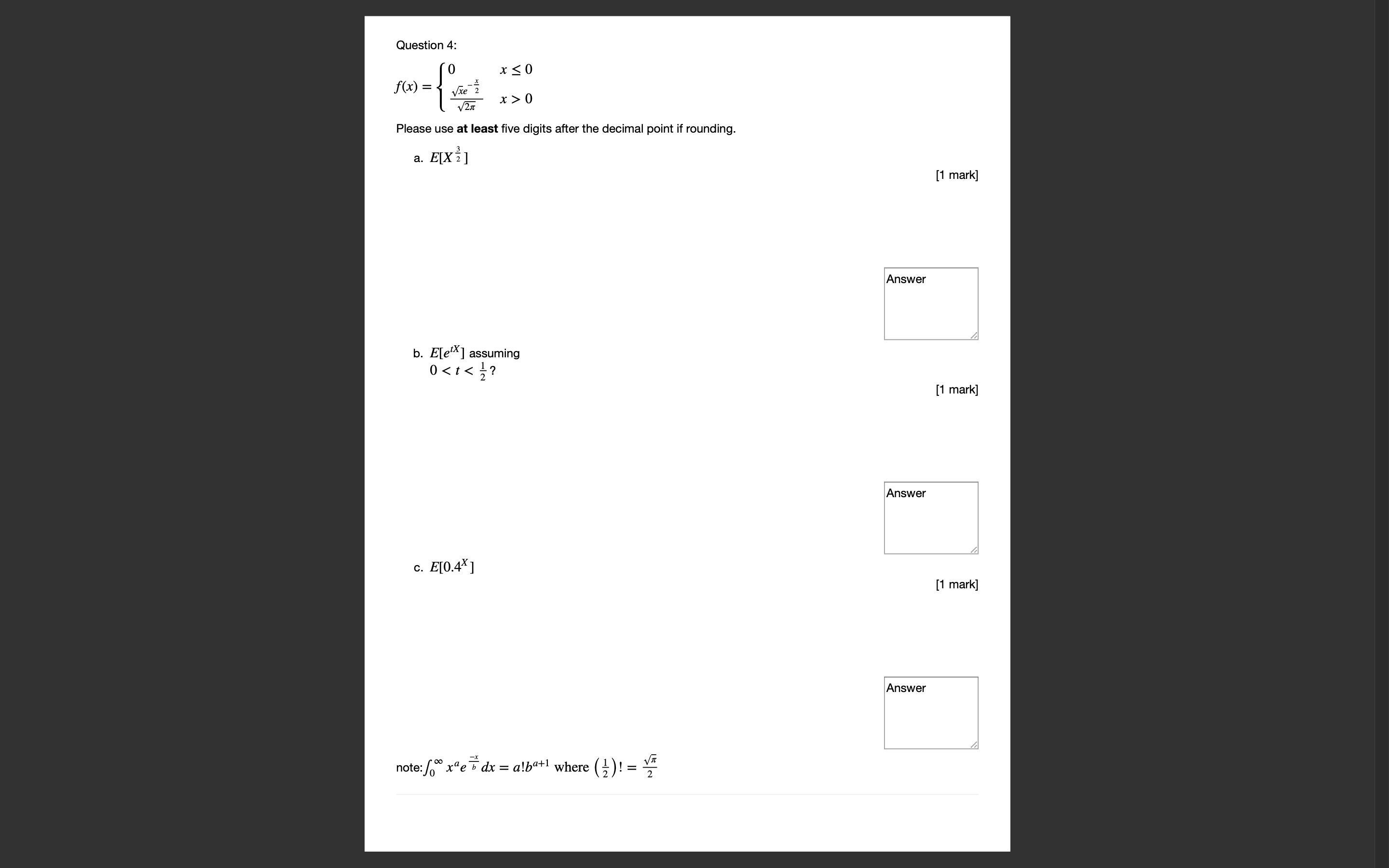 Solved Question 4 f x 0 x 0x2e x22 2 x 0Please Use At Chegg solved-question-4-f-x-0-x-0x2e-x22-2-x-0please-use-at-chegg