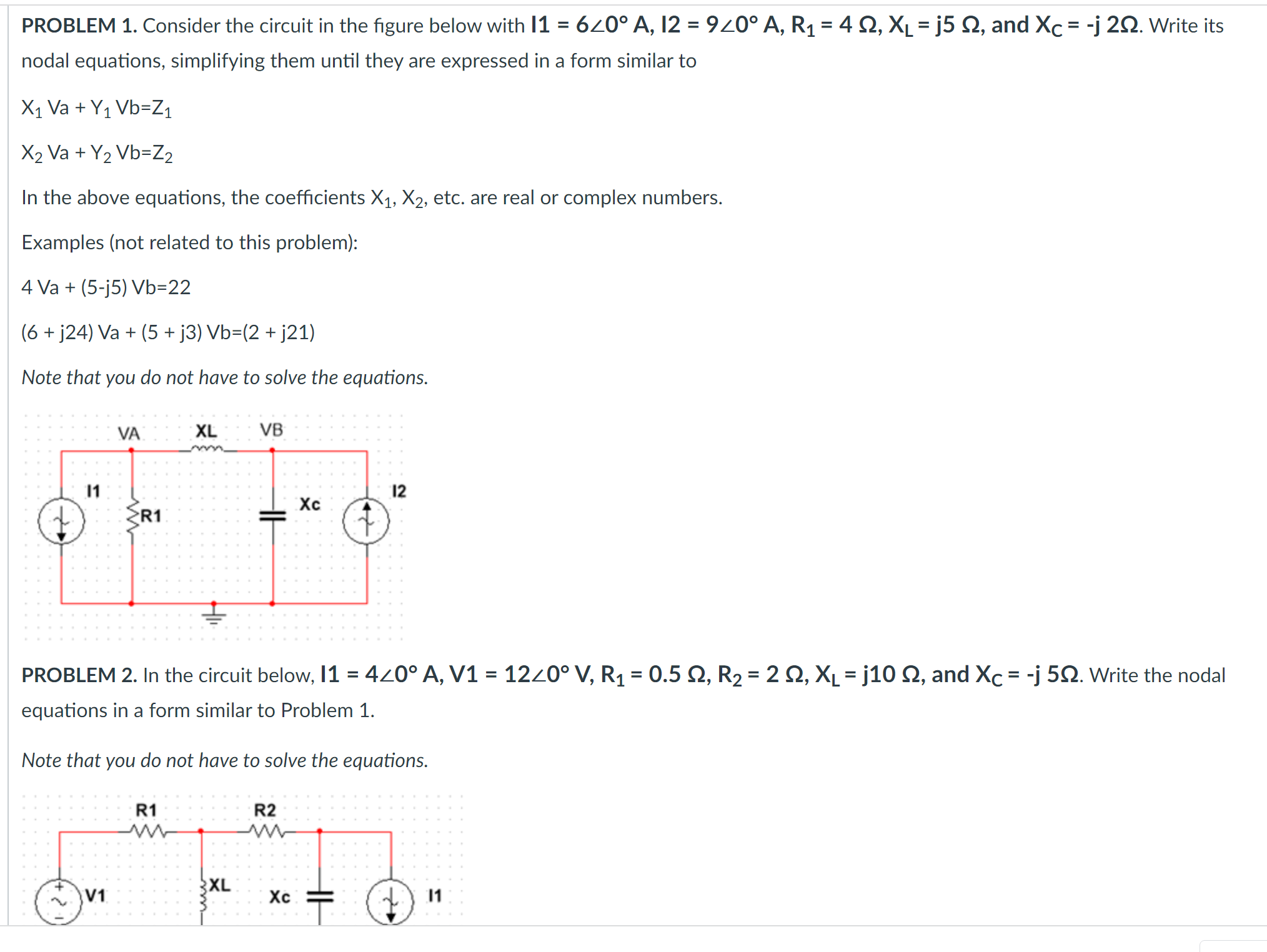 Solved PROBLEM 1. Consider the circuit in the figure below | Chegg.com