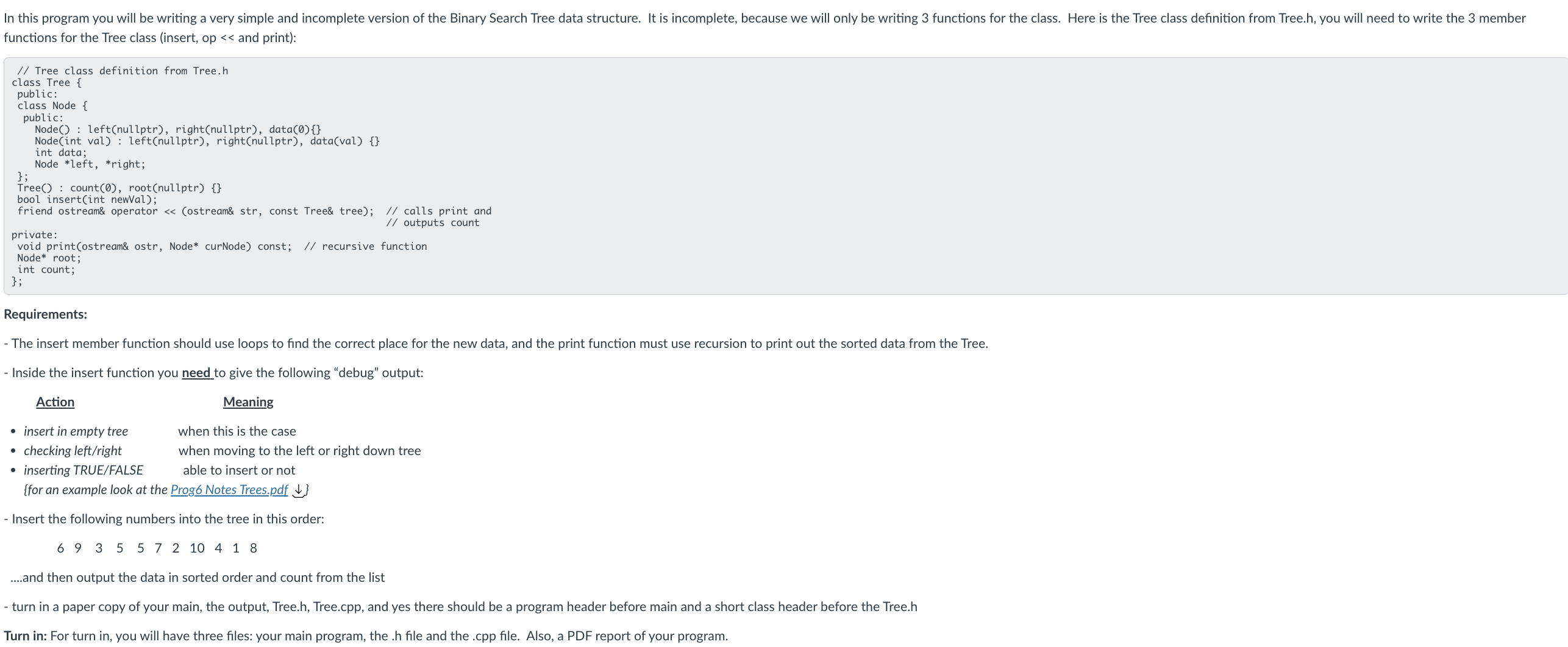 Solved Main program, .h file and .cpp file cant seem to get | Chegg.com