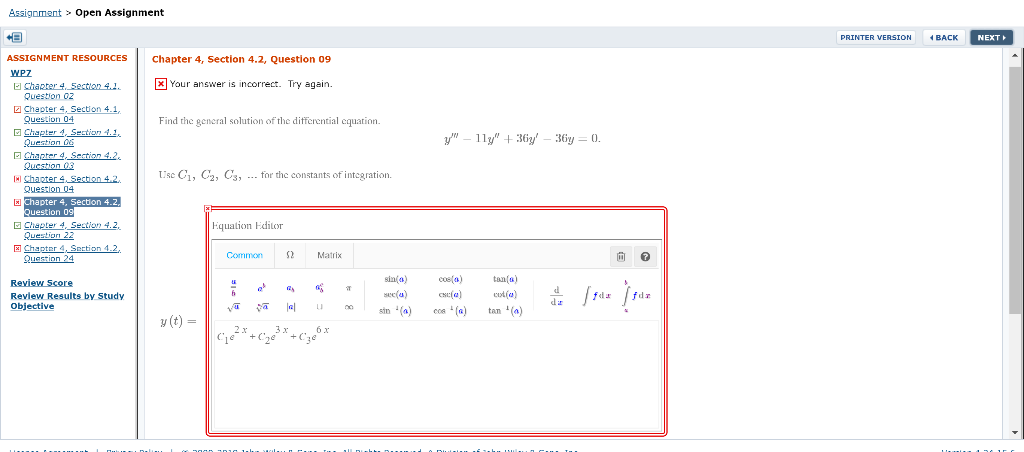 Solved AssignmantOpen Assignment 4ВАСК PRINTER VERSION NEXT | Chegg.com