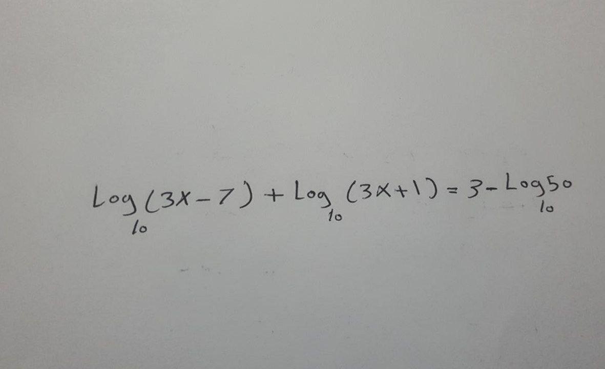 Log 3x 1 3