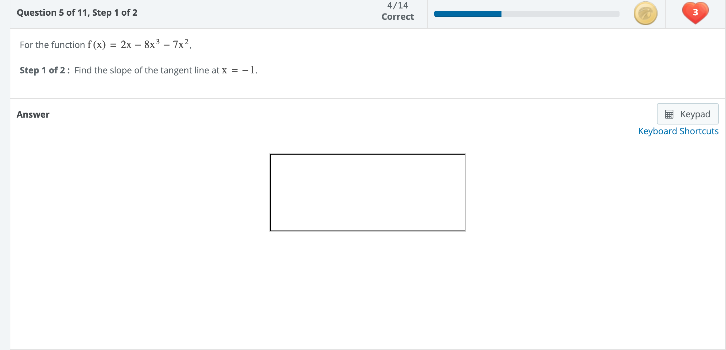 Solved CorrectFor The Function F x 2x 8x3 7x2 Step 1 of 2 Chegg solved-correctfor-the-function-f-x-2x-8x3-7x2-step-1-of-2-chegg