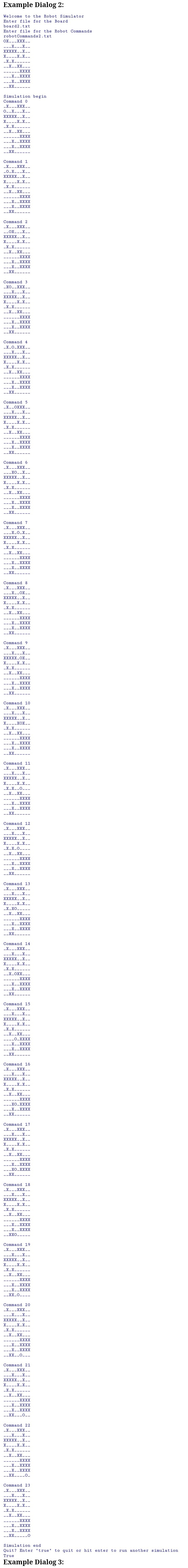 Robot Movement Llr Java Program Question Paper Solved Objective: Write a program (in java language) that | Chegg.com