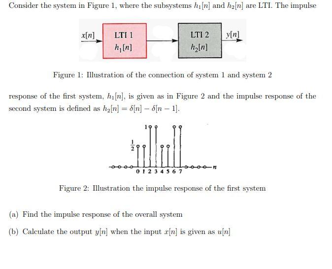 Solved Consider the system in Figure 1, where the subsystems | Chegg.com