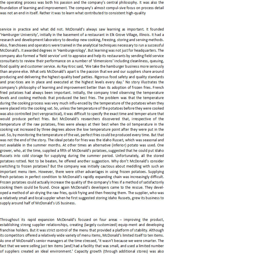 Mcdonald's case study analysis image