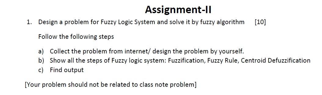 Fuzzi logic discount problems for homework