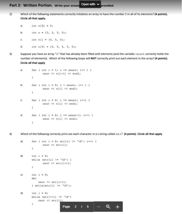 Computer Science Archive | January 12, 2018 | Chegg.com