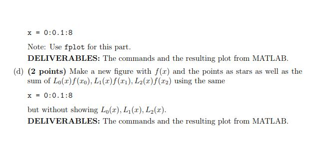 Solved 3. Consider the function f(x) = cos(x) in the | Chegg.com