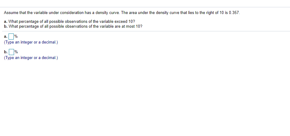 Solved Assume that the variable under consideration has a | Chegg.com