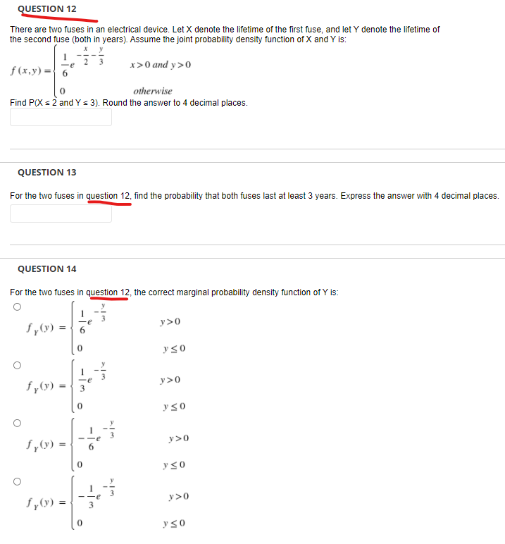 Solved QUESTION 12 There Are Two Fuses In An Electrical | Chegg.com