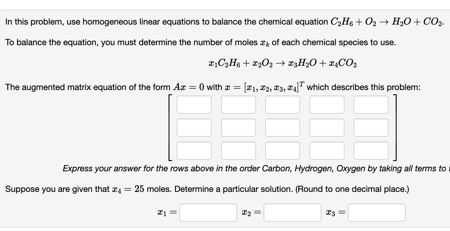 Solved In this problem, use homogeneous linear equations to | Chegg.com