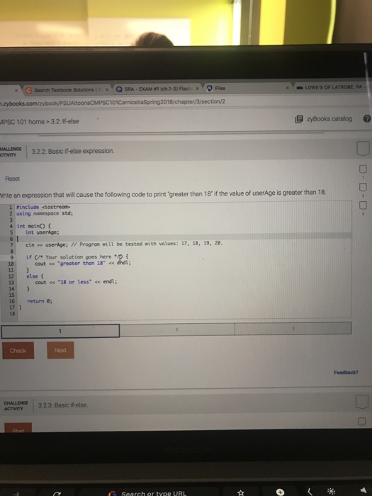 Solved ,'LOWES O, LATROBE, PA . MPSC 101