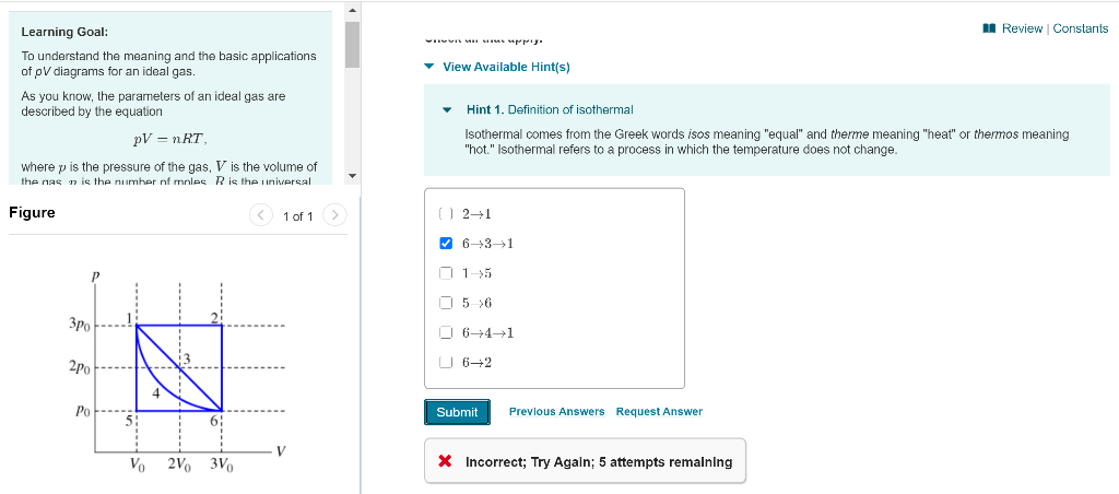 Solved U Review Constants Vi View Available Hint S Lear Chegg Com