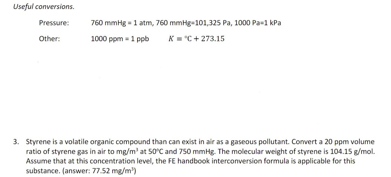 Mol hotsell ppm conversion