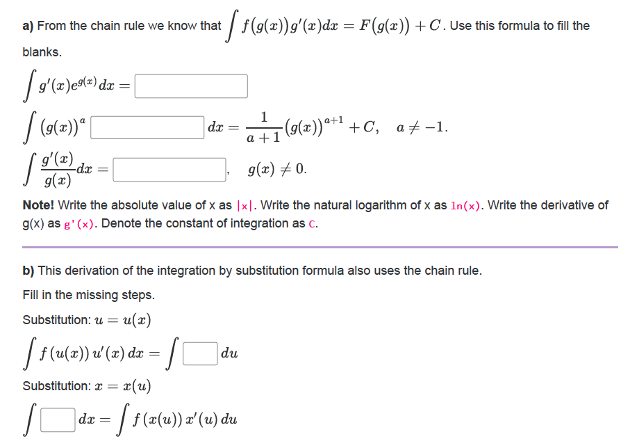 Solved a) From the chain rule we know that | Chegg.com