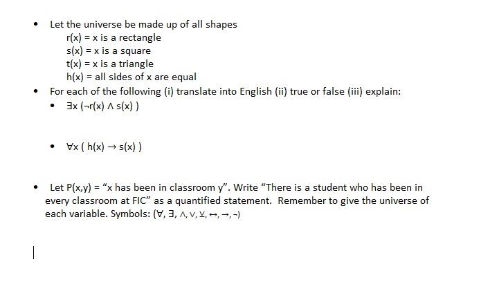 Let The Universe Be Made Up Of All Shapes R X X Is Chegg Com