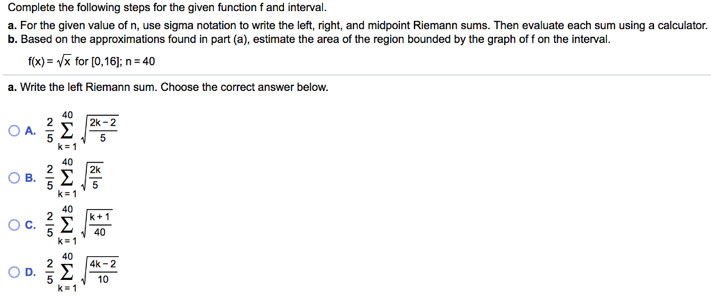 Solved Complete the following steps for the given function f | Chegg.com
