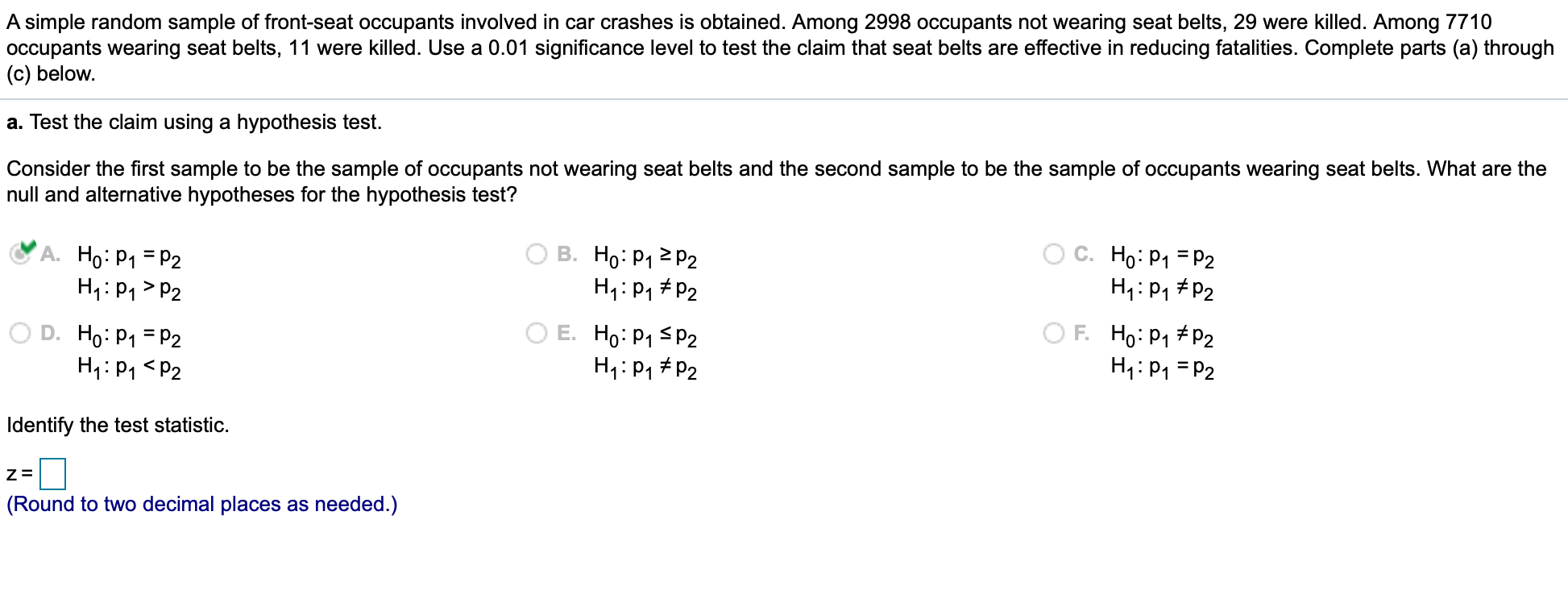 Solved A study was conducted to measure the effectiveness of | Chegg.com