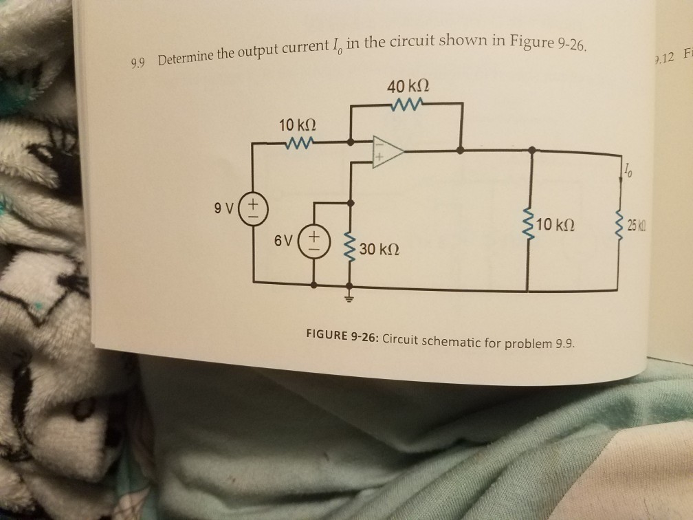 Solved FIGURE 9-18: Circuit schematic for problem 9.1. 92 | Chegg.com