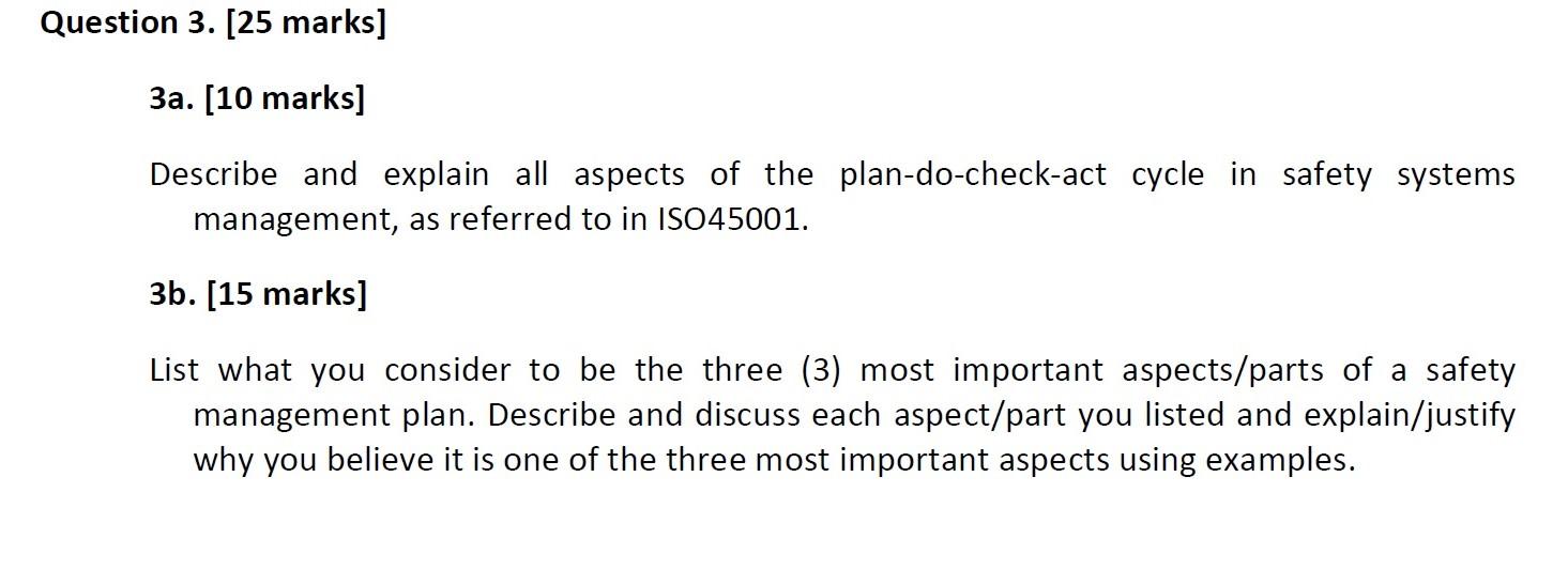 Solved 3a. [10 marks] Describe and explain all aspects of | Chegg.com