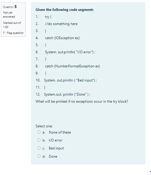Solved Question 2 Not yet answered Marked out of 1.00 3. | Chegg.com