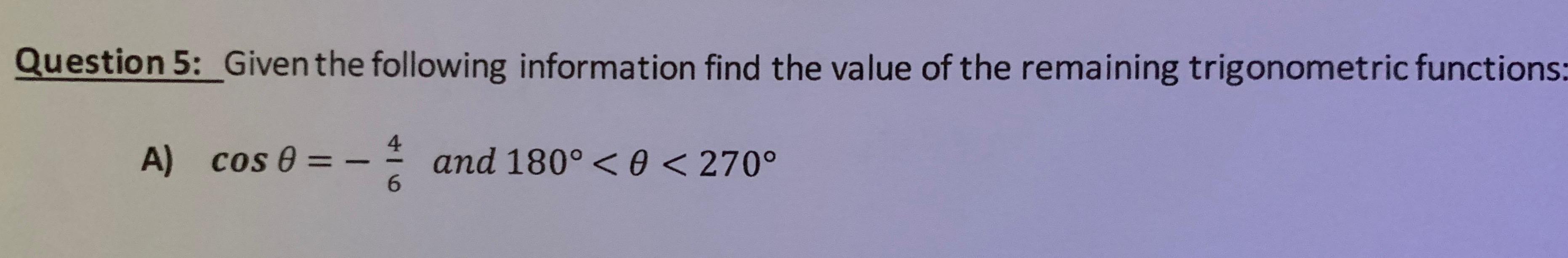 Solved Given the following information find the value of the | Chegg.com