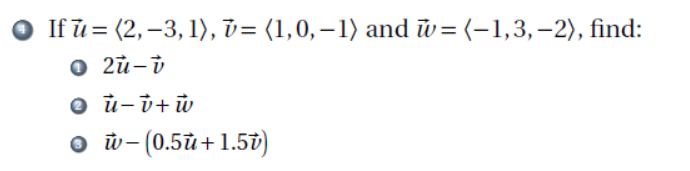 Solved O If U 2 3 1 V 1 0 1 And W 1 3 2 Fin Chegg Com