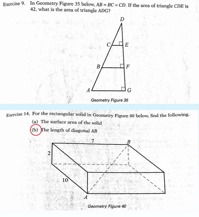 Solved Exercise 9 In Geometry Figure 35 Below Ab Bc Cd If