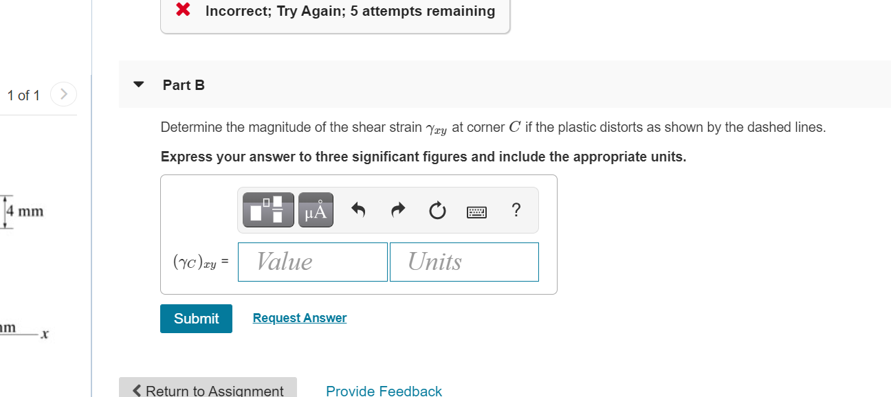 Solved Problem 2.19 8 of 8 Review The piece of plastic is | Chegg.com