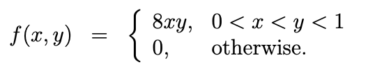 Solved A bivariate random variable (X, Y) has joint | Chegg.com