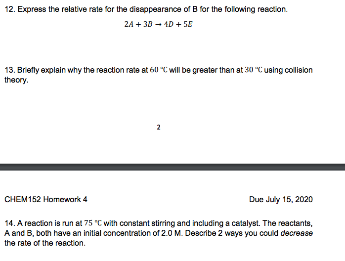 Solved please answer all 3 problem and show work and I will | Chegg.com
