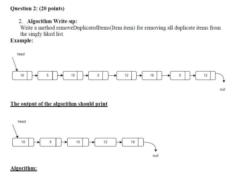 Solved Write the method in java The method must be in java | Chegg.com