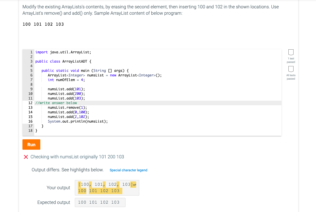 solved-modify-the-existing-arraylists-s-contents-by-erasing-chegg