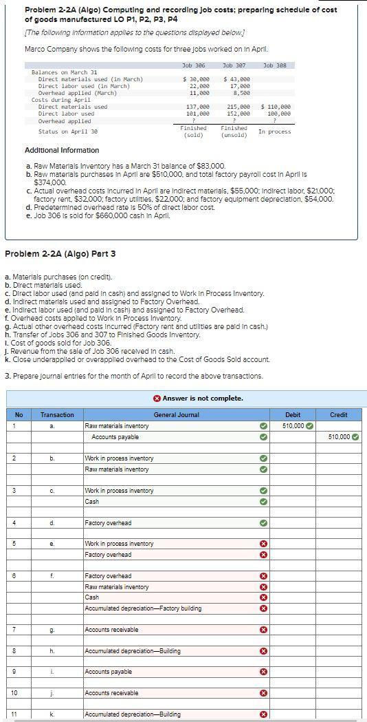 Solved Problem 22A (Algo) Computing and recording job