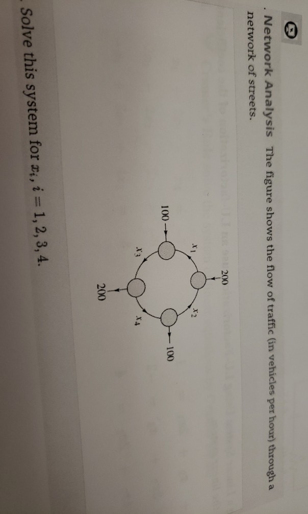 Solved . Network Analysis The figure shows the flow of | Chegg.com