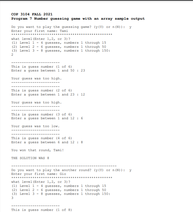 Solved How can I modify the following code to look like the | Chegg.com