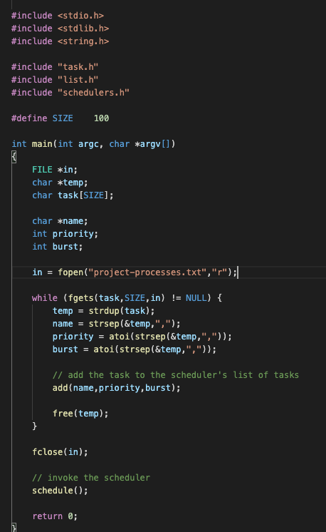Solved #include #include #include #include "task.h" | Chegg.com
