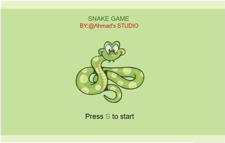 Snake Game Studio