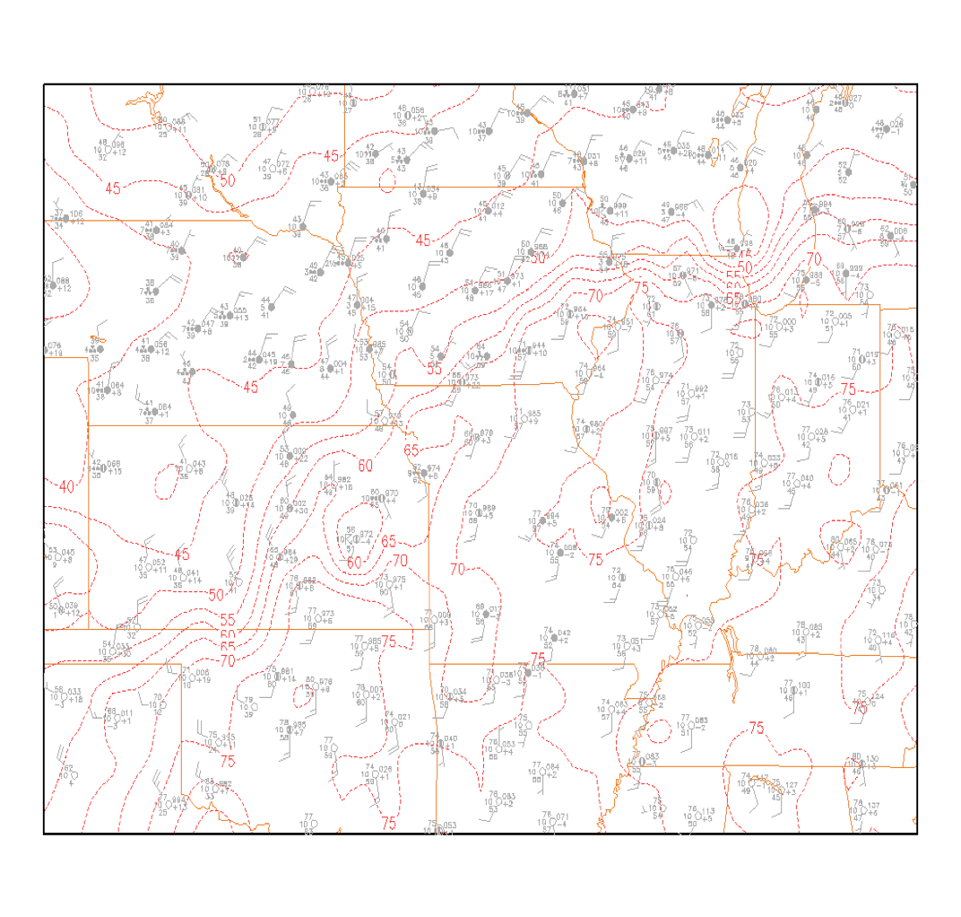 The Figure In The Next Page Shows A Surface Weather | Chegg.com