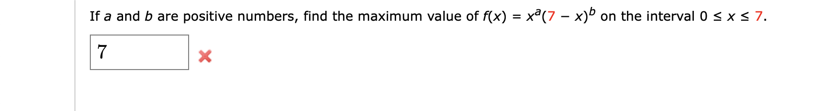 Solved If A And B ﻿are Positive Numbers, Find The Maximum | Chegg.com