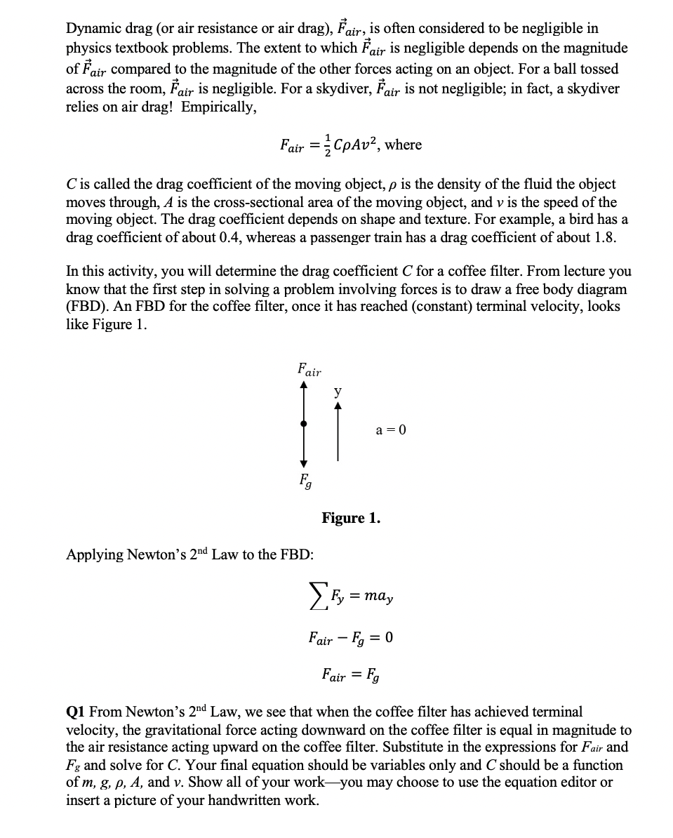 example of air resistance