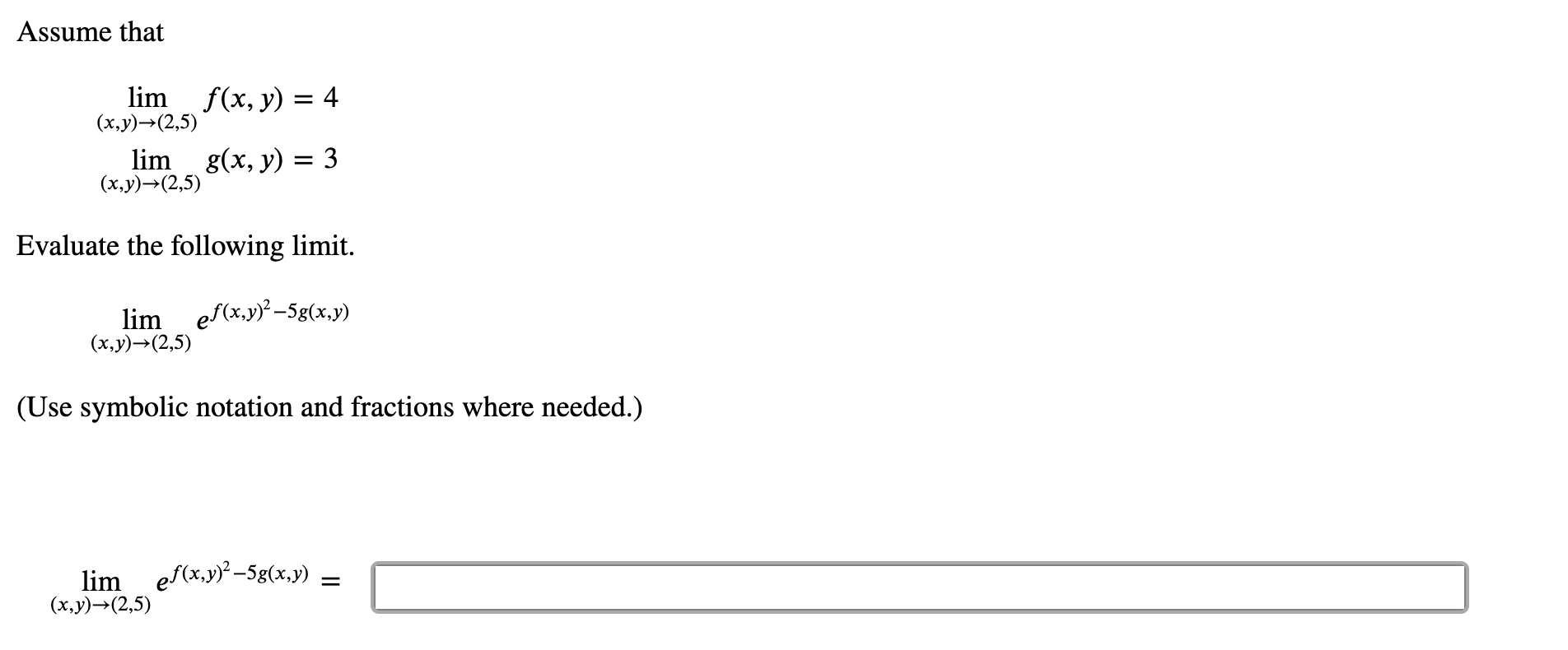 solved-assume-that-lim-f-x-y-4-x-y-2-5-lim-g-x-y-chegg