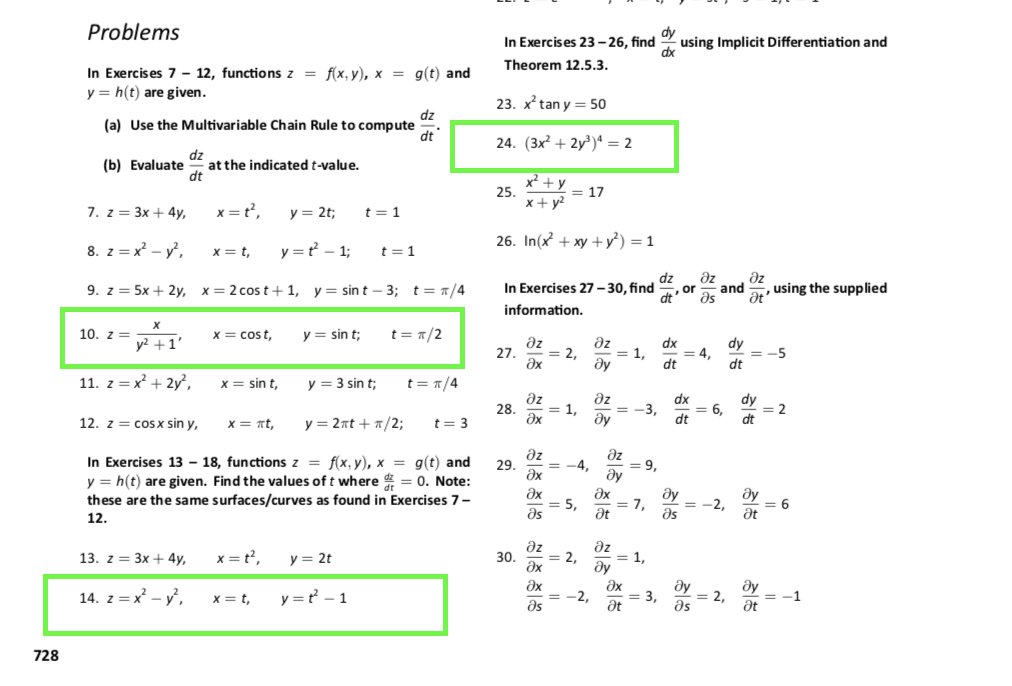 Solved Problems In Exercises 23-26, find dy using Implicit | Chegg.com
