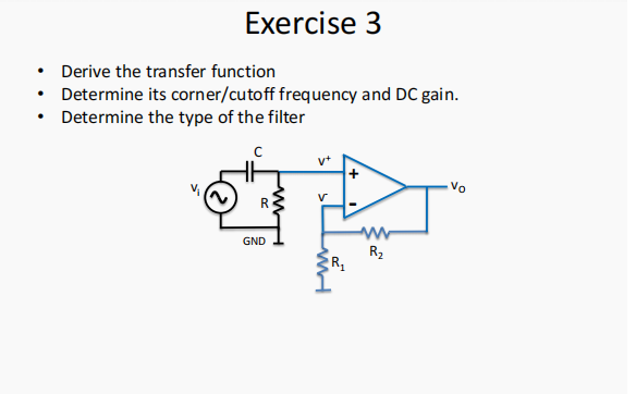 Solved Exercise 1 An RC filter drives a load Z. Given C = 1 | Chegg.com