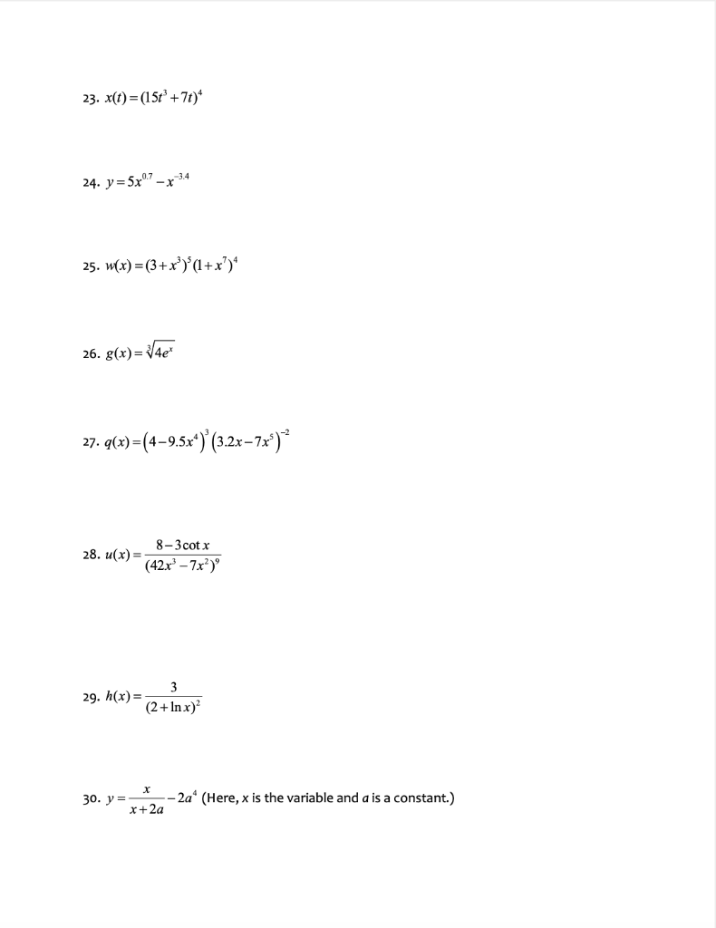 Solved Math 2023 Derivative 