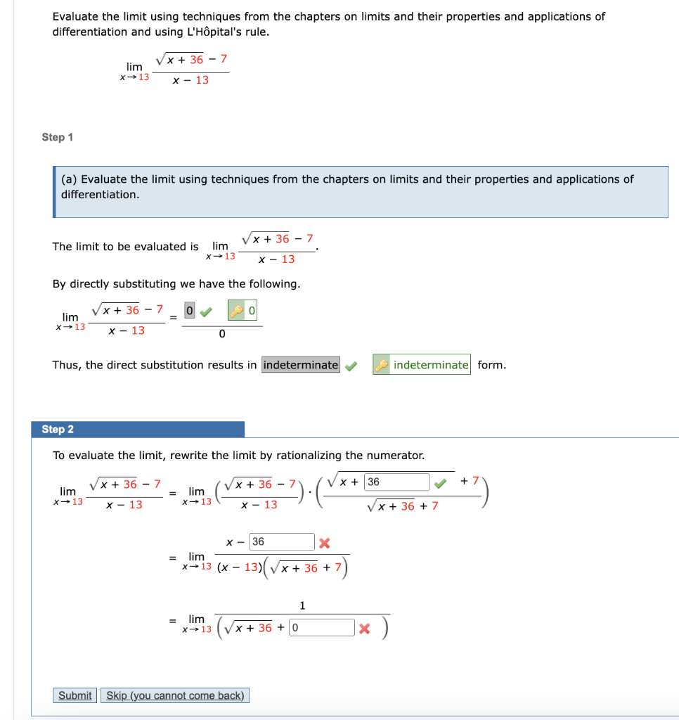 solved-evaluate-the-limit-using-techniques-from-the-chapters-chegg