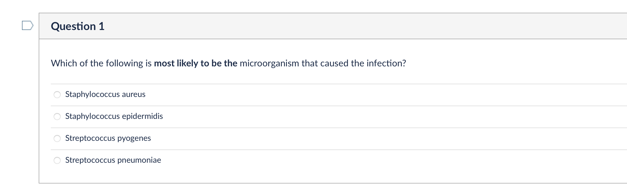 Solved Question 1 Which of the following is most likely to | Chegg.com