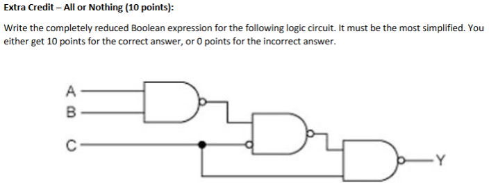 Solved Extra Credit - All or Nothing (10 points): Write the | Chegg.com
